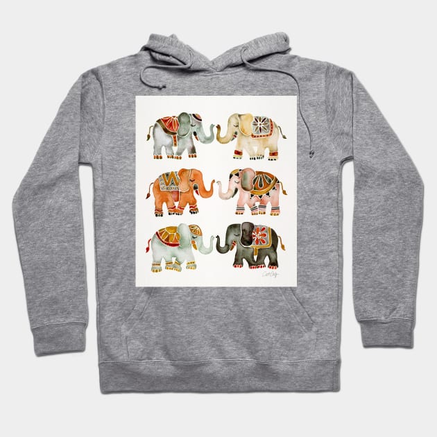 warm elephants Hoodie by CatCoq